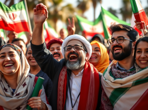 Iraníes en California EE.UU celebran la muerte de Allatolah&nbsp;Khamenei